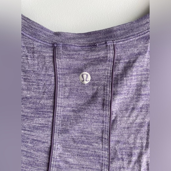 🍋Lululemon Long Distance Short Sleeve in Heathered Viola - Picture 8 of 9